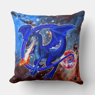 Azurite Cosmic Dragon Kudde