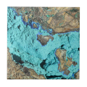 Azurite & Malachite Kakelplatta