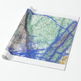 Azurite Malachite Wrapping Papper Presentpapper