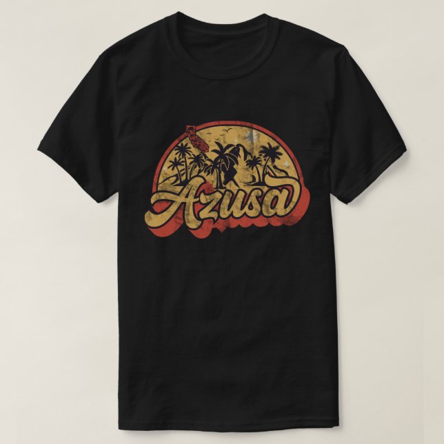 Azusa, Kalifornien T Shirt (Design framsida)
