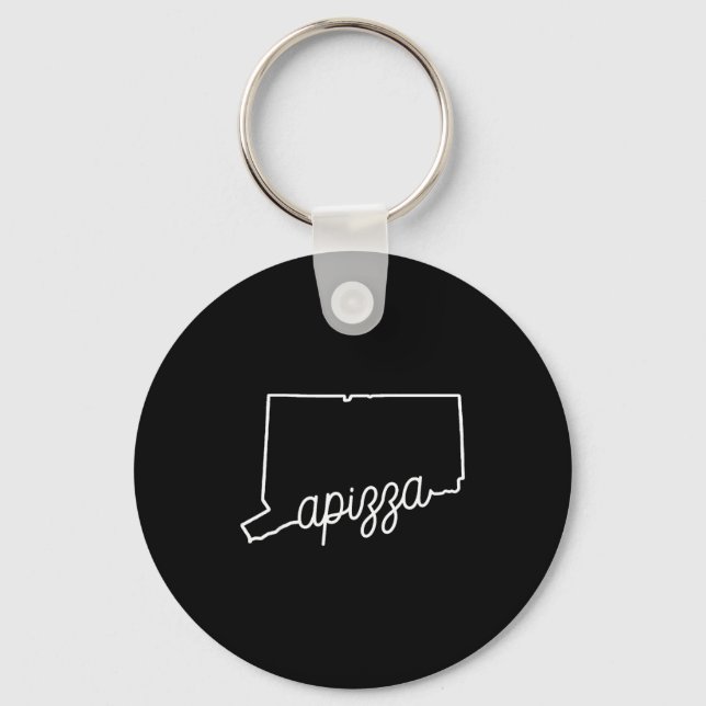 Azza New Haven Zza Award Winning Tomato E Connecti Nyckelring (Framsida)