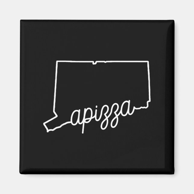 Azza New Haven Zza Prisbelönt Tomat E Connecti Magnet (Framsidan)