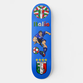 Azzurri Man Italienska fotbollspresentidéer Skateboard Bräda 20,5 Cm