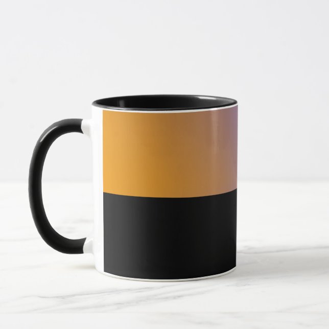 B03 - Tasse mit Orange Blau Farbverlauf Mugg (Vänster)