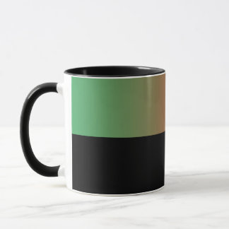 B05 - Tasse mit Rot Grün Farbverlauf Mugg