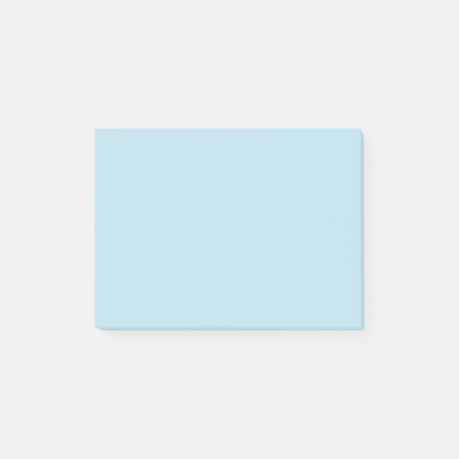B06 Light Blue Färg Post-it Block (Framsida)
