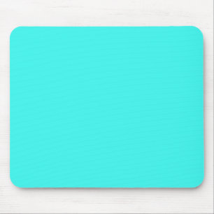 B14 Entusiastisk Aqua Blue Turquise Färg Musmatta