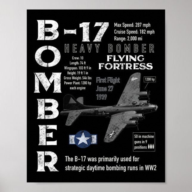B17 Flygande fästningen  Poster (Framsidan)