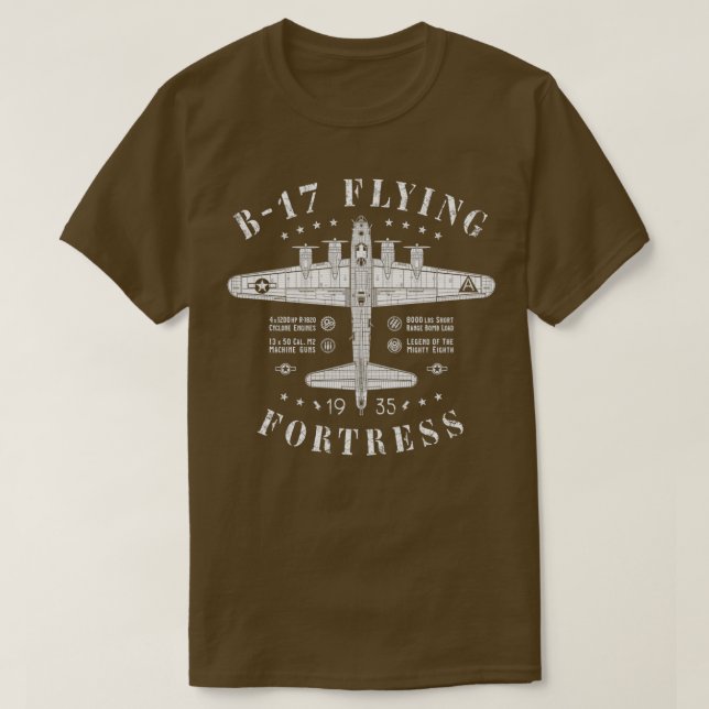 B17 Flygande fästningTShirt T Shirt (Design framsida)