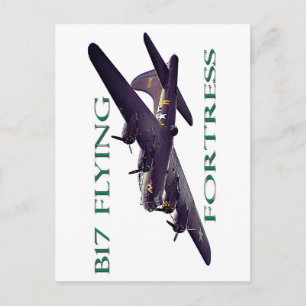 B17 Flygfästning Vykort