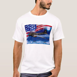B17 med det bombplanHarris citationstecknet T Shirt
