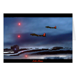 B17 Sent hem Hälsningskort