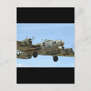 B17 'Sentimental' i Luft._WWII Flygplan Vykort