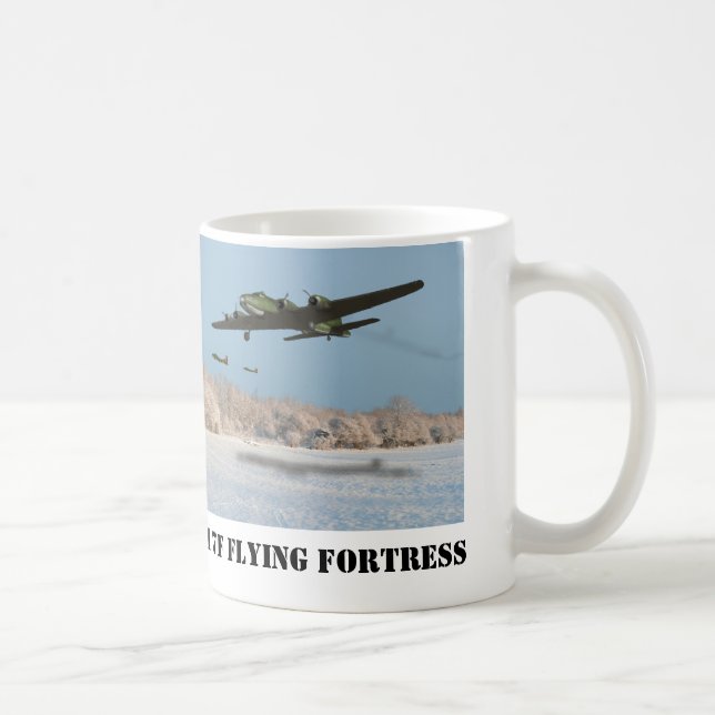 B17F-flygfästning Kaffemugg (Höger)