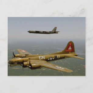 B17G- och B52H-bombplan Vykort
