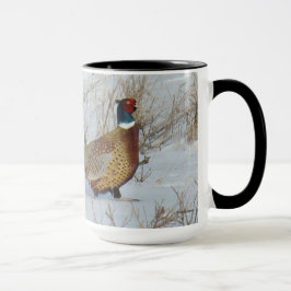 B22 Fasan i snö Mugg