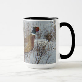 B23 Fasan i snö Mugg