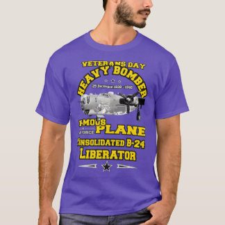B24 Heavy Bomber T Shirt