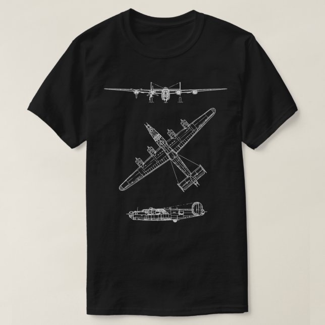 B24 Liberator 1 T Shirt (Design framsida)