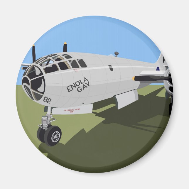 B29 Superfort Bomber Magnet (Framsidan)