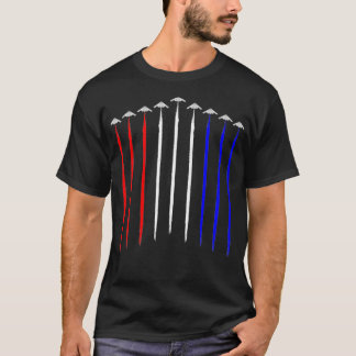 B2 Bomber Squadron Contrails American Flagga Steal T Shirt