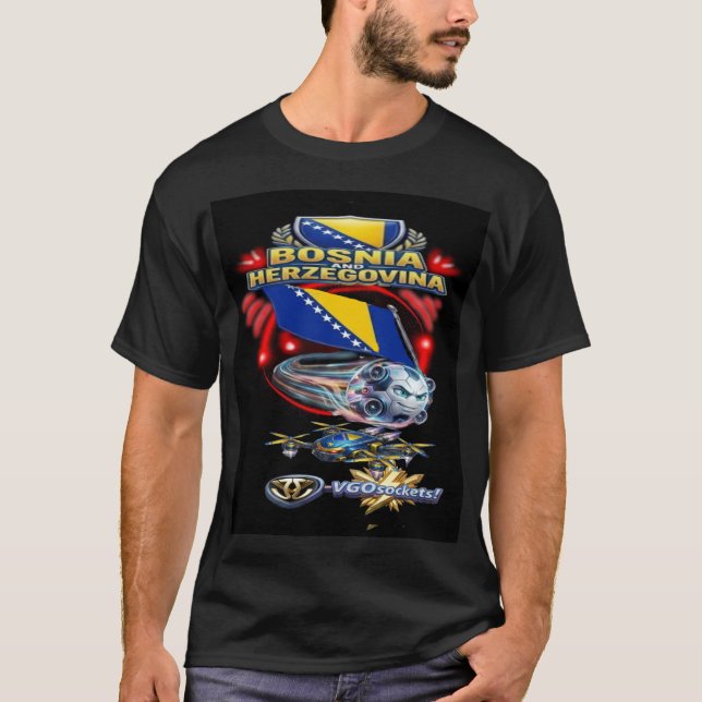 B2-Bosnien och Hercegovina T Shirt (Framsida)