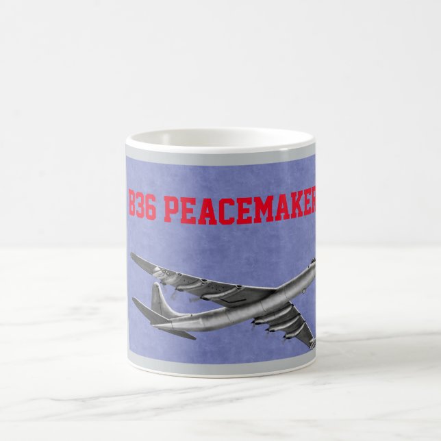 B36 Peacemaker Bomber Kaffe Mugg (Center)