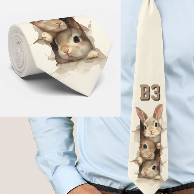 B3 Three Bunnies 3D Illusion  Slips (Skapare uppladdad)