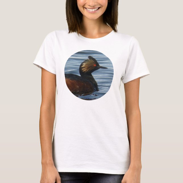 B41w Svarthuvad dopping Tee Shirt (Framsida)