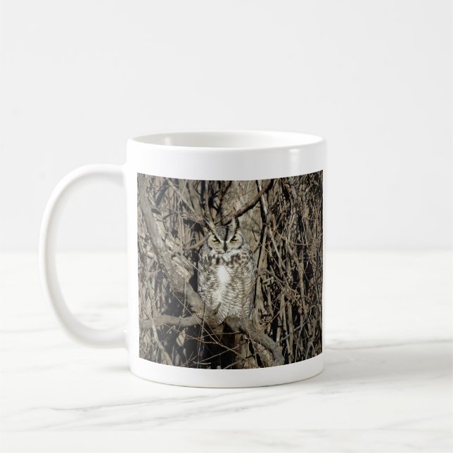 B51 Stornattskrika/Ughornnattskrika Kaffemugg (Vänster)