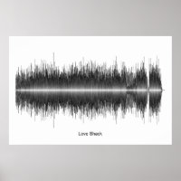 B52:s Kärlek Shack Soundwave Art