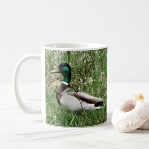 B55 Gräsand Stoll Grön huvud i gräset Kaffemugg