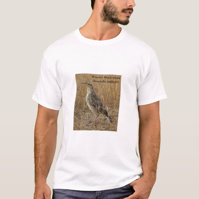 B57 Västlig ängstrupssångare T Shirt (Framsida)