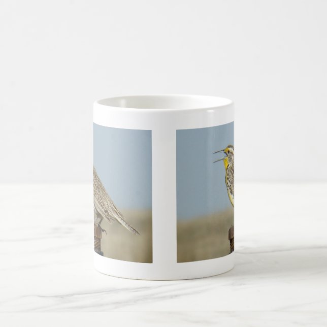 B6 Western Meadowlark Kaffemugg (Center)