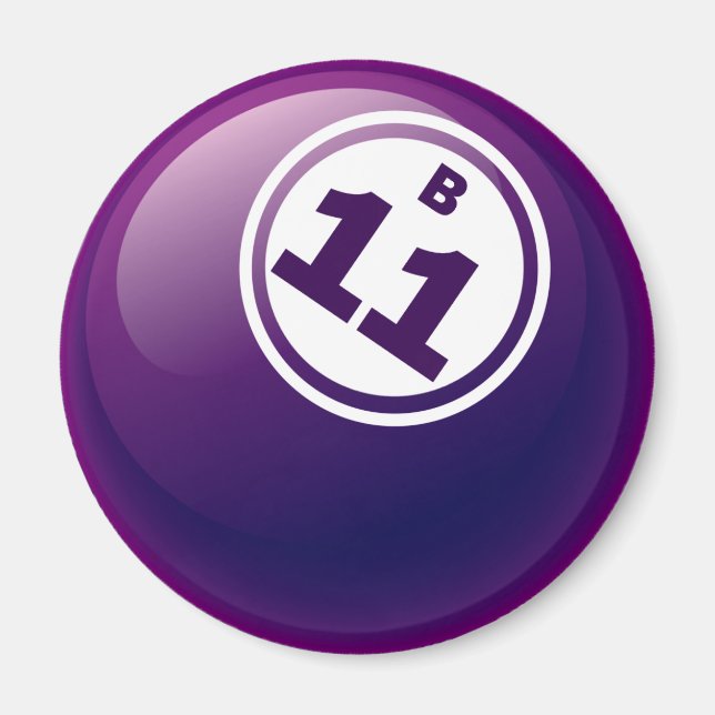 B 11 BINGO BOLL MAGNET (Framsidan)