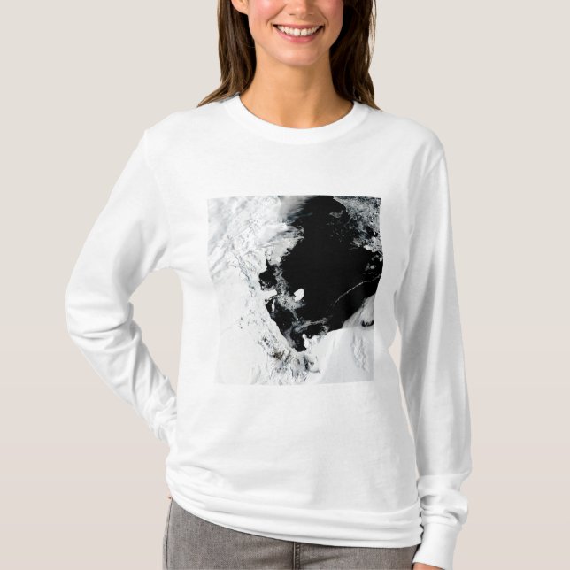 B-15J isberg i Ross Sea, Antarctica T-shirt (Framsida)
