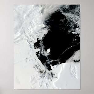 B--15Jisberg i det Ross havet, Antarktis Poster