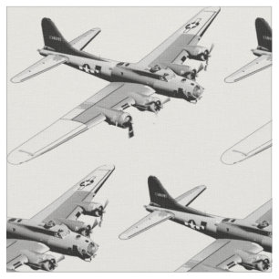 B-17 Flödande fästning Fabric Tyg
