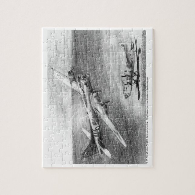 (B-17) Flygande fästning Pussel (Vertikal)