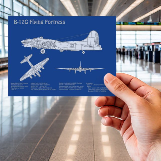 B-17 Flygfästning - Flygplanets plan ABD Vykort (Skapare uppladdad)