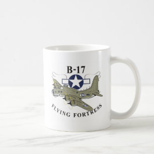 B-17 flygfästning kaffemugg