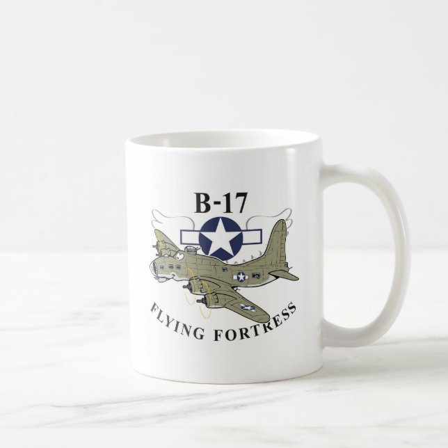 B-17 flygfästning kaffemugg (Höger)