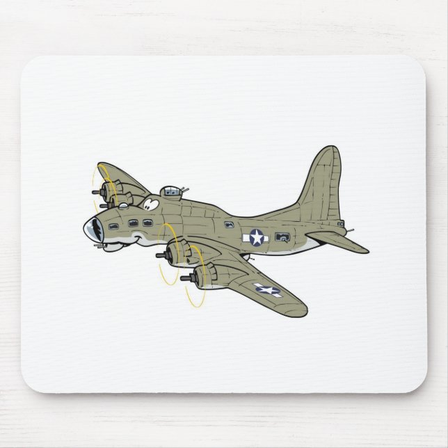 B-17 flygfästning musmatta (Framsidan)