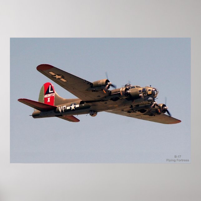 B-17 Flygfästning Poster (Framsidan)