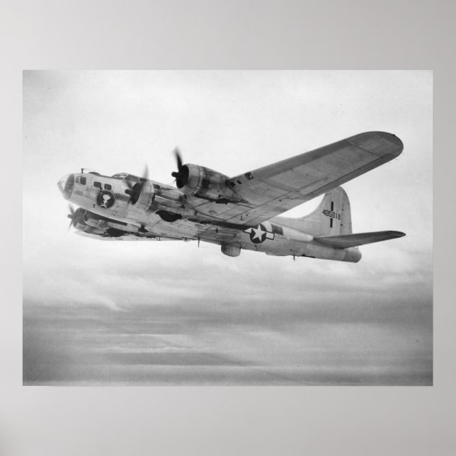 B-17 "Flygfästning" Poster (Framsidan)