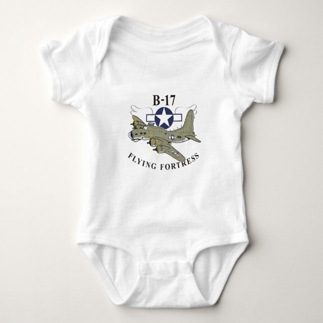 B-17 flygfästning t-shirt (Framsida)