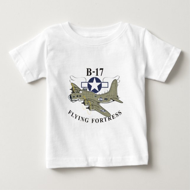 B-17 flygfästning t-shirt (Framsida)