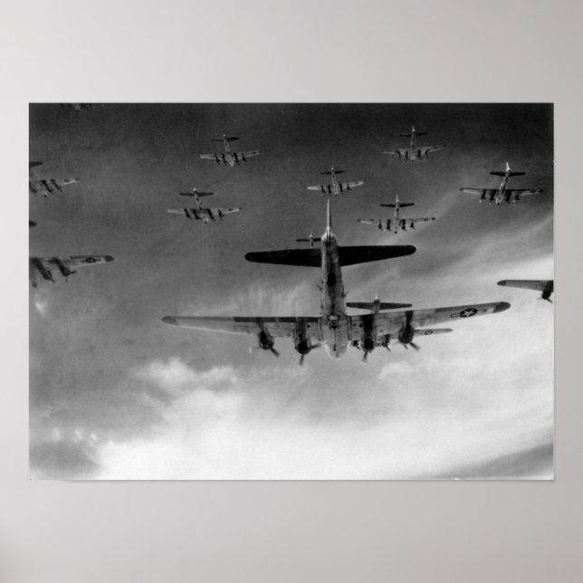 B-17 Flygfästningar Poster (Framsidan)