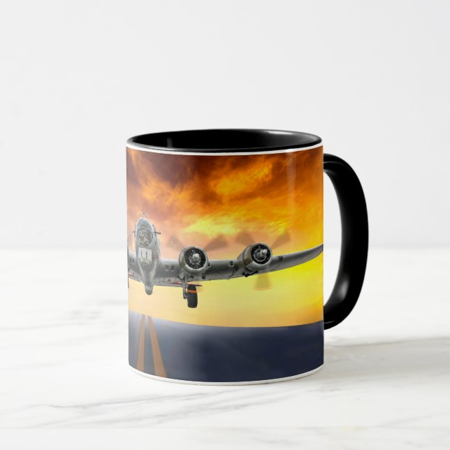 B-17 FLYGSTRANSPÄNNING MUGG (Framsida höger)