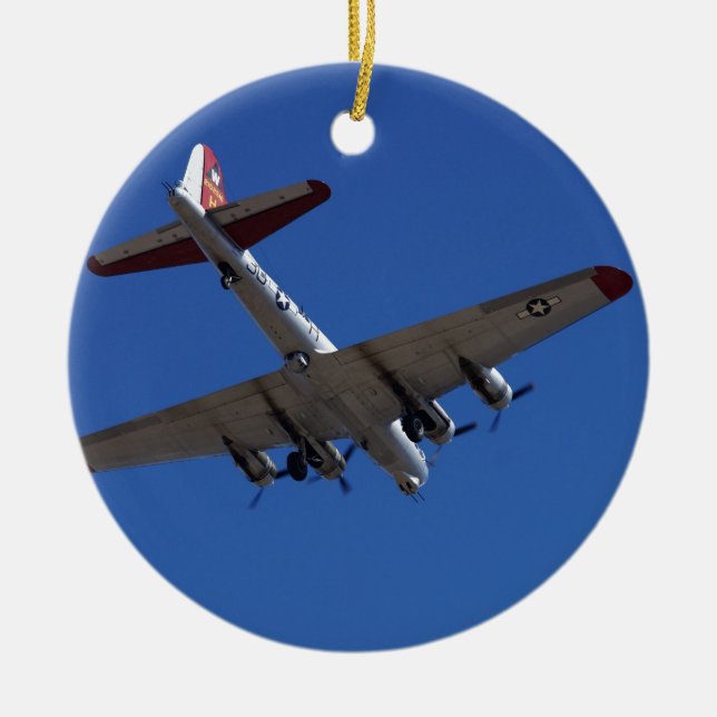 B-17 JULGRANSPRYDNAD KERAMIK (Framsidan)